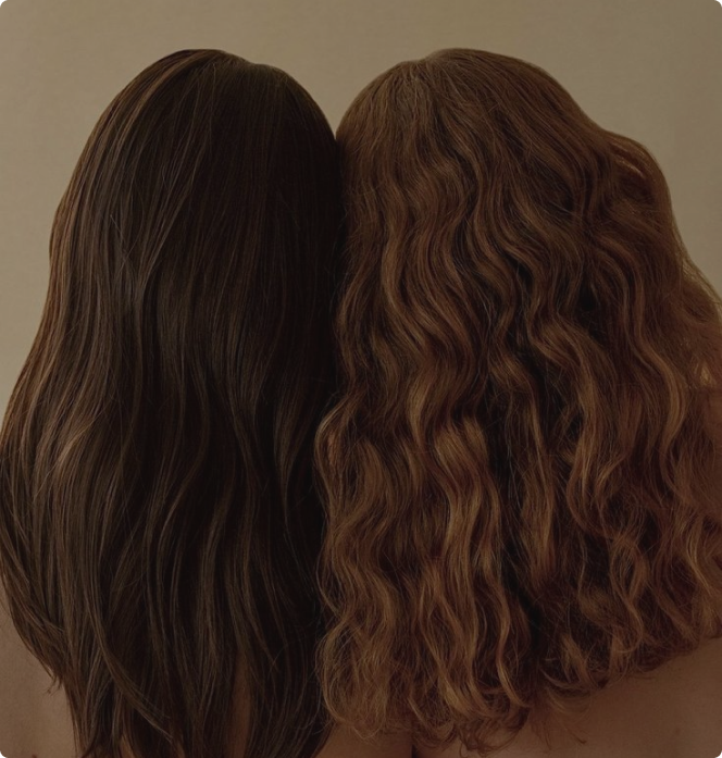 Twin hair showoff